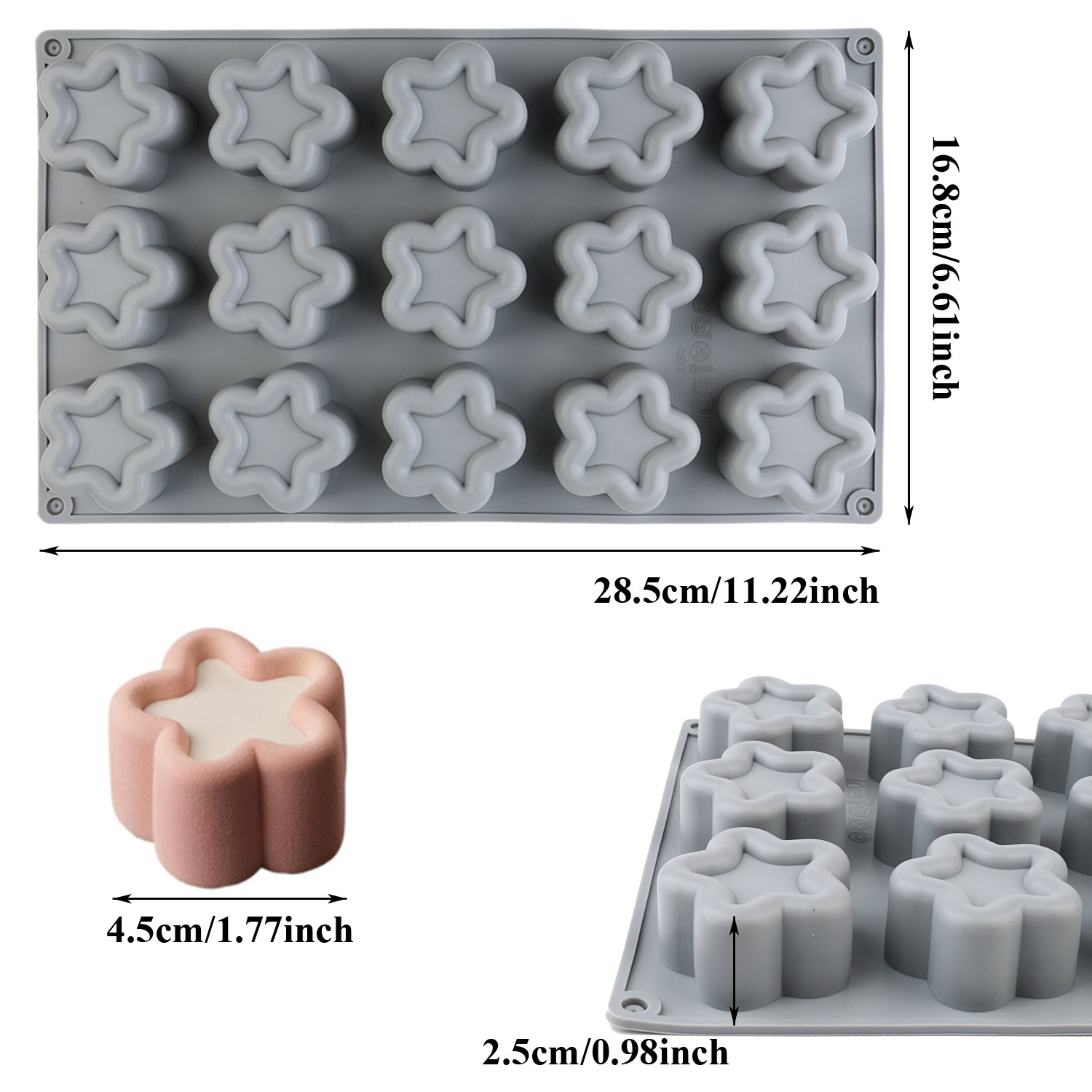A Pack of Five-Pointed Star-Sh - Kitchen Baking Must Haves recension och pris