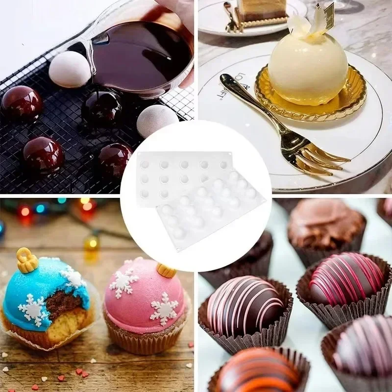 3D Sphere Silicone Mold For Mo - Kitchen Baking Items recension och pris