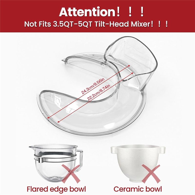 AEE4-For Kitchenaid 6-7 Quart  - Stand Mixer Bowl recension och pris