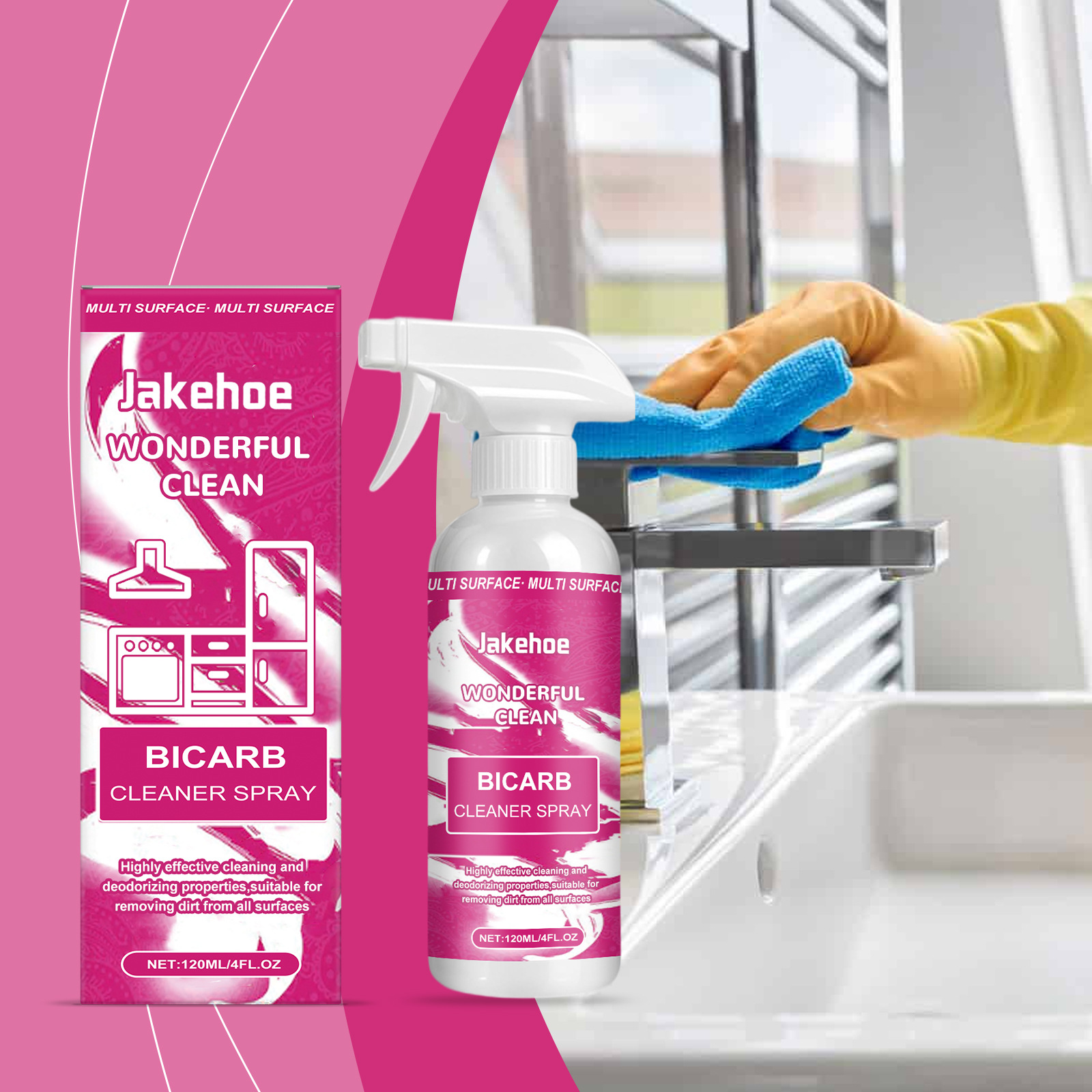 Baking Soda Cleaning Spray,Hea - Kitchen Cleaner Baking Soda recension och pris