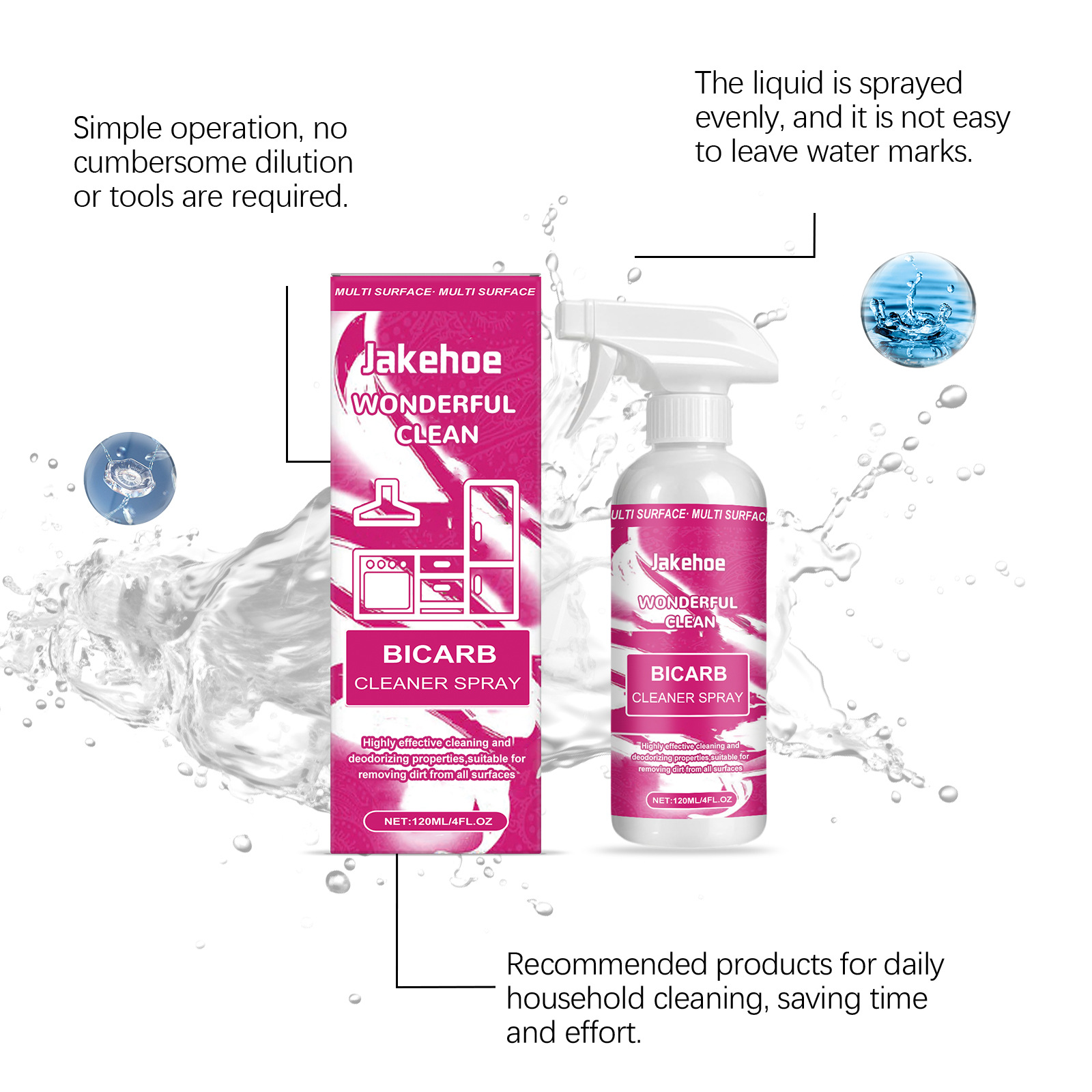 Baking Soda Cleaning Spray,Hea - Kitchen Cleaner Baking Soda recension och pris