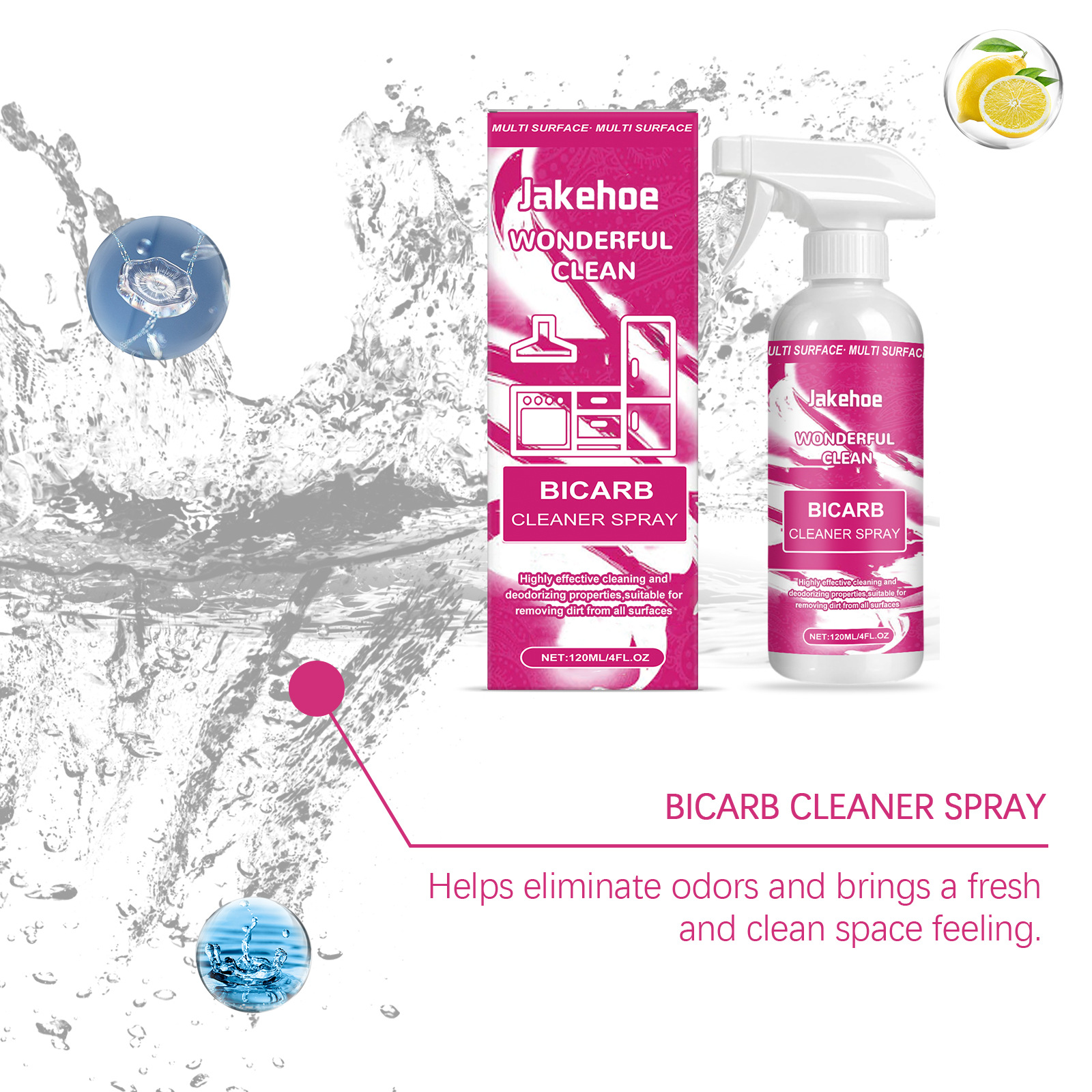 Baking Soda Cleaning Spray,Hea - Kitchen Cleaner Baking Soda recension och pris