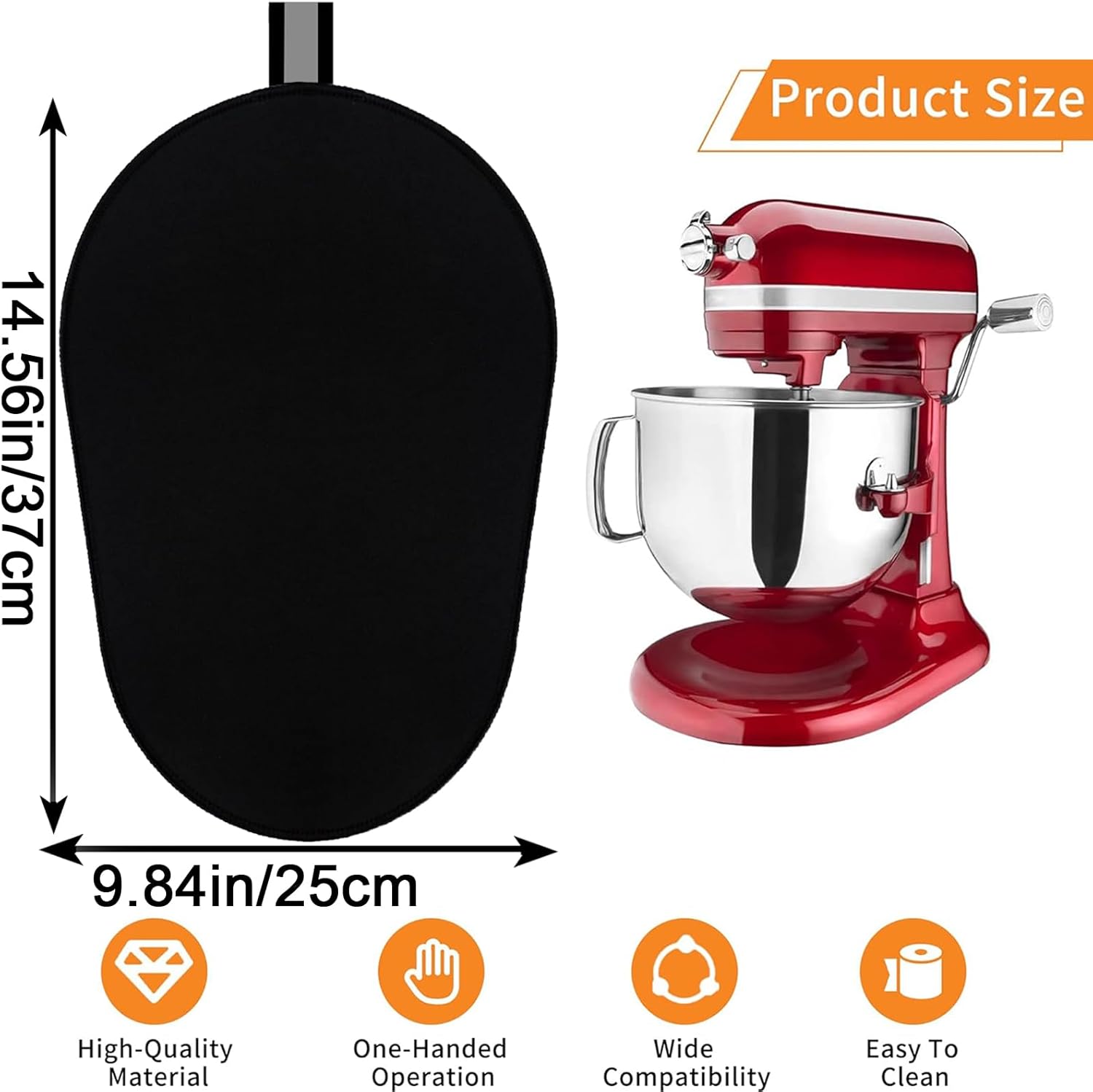 Sliding Mat for Kitchenaid Mix - Stand Mixer Bowl recension och pris