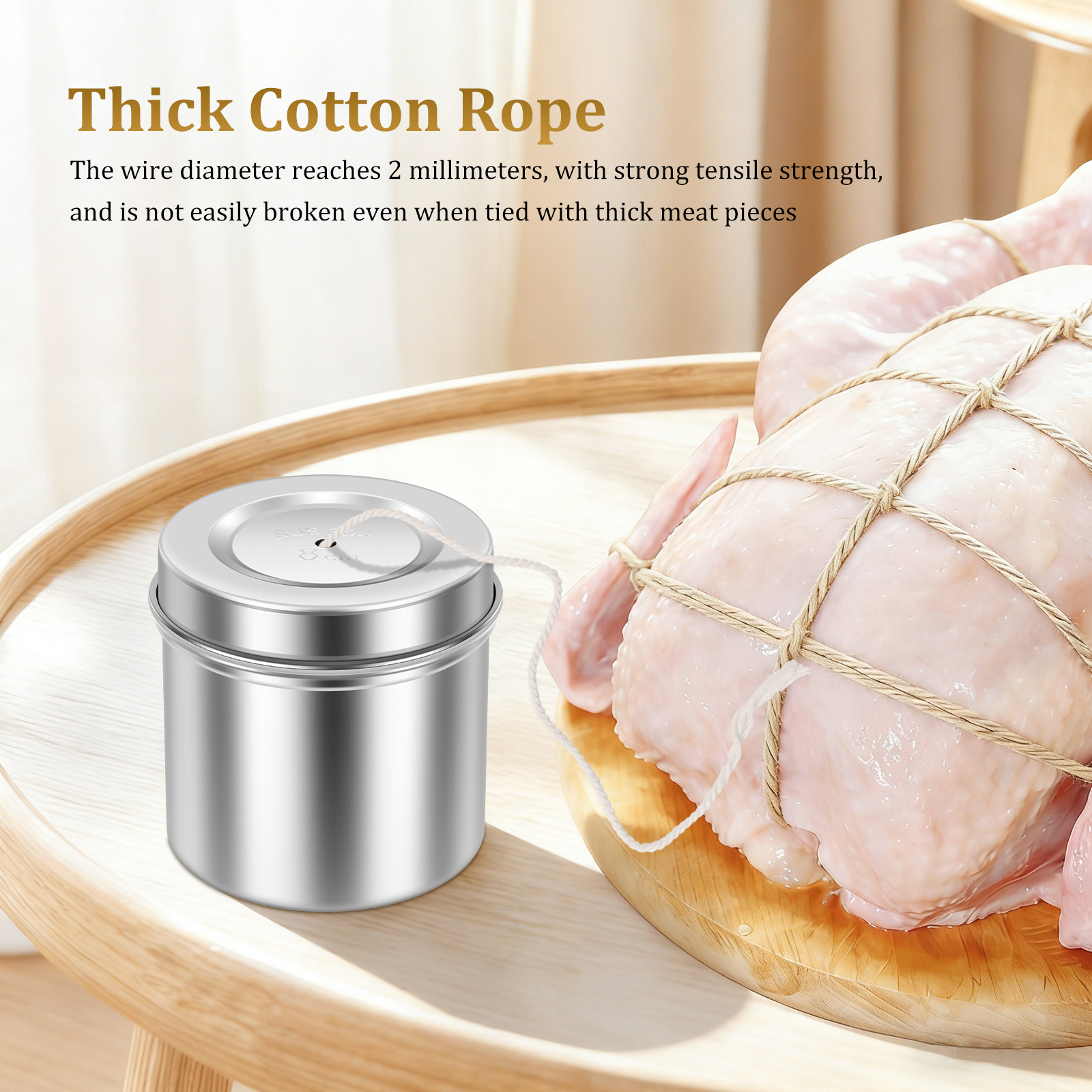 2 Pcs Cotton String Balls Cook - Kitchen Baking Twine recension och pris