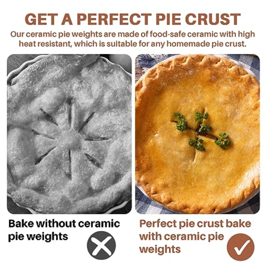 1 Pie Weights for Baking Pie C - Kitchen Baking Must Haves recension och pris