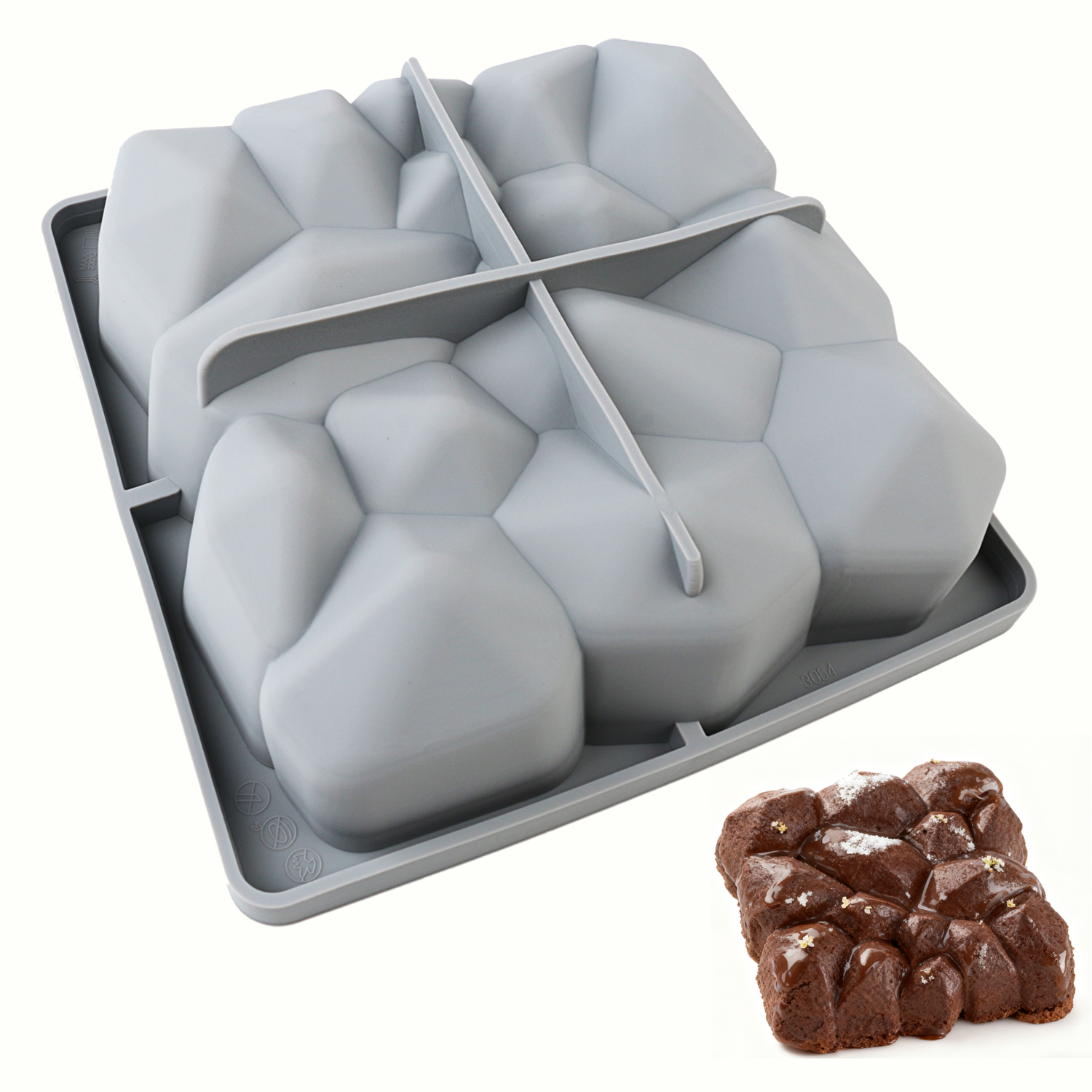 A Pack of Square Rock-Shaped S - Kitchen Baking Must Haves recension och pris