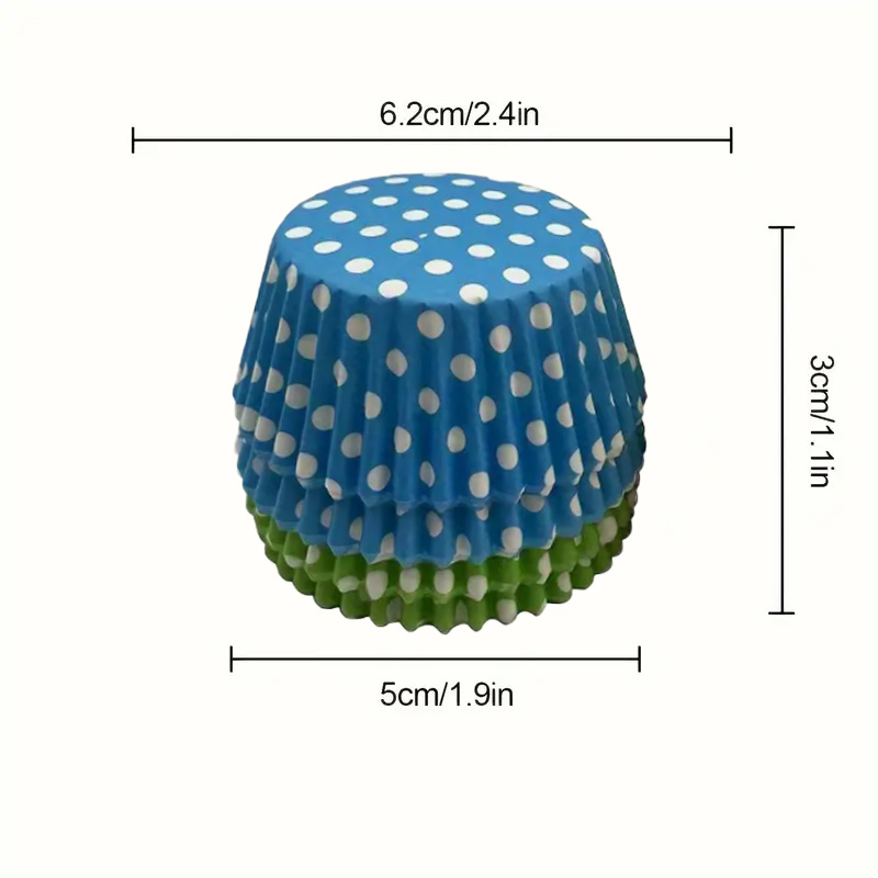 100Pcs/200Pcs Polka Dot Cake P - Kitchen Baking Paper recension och pris