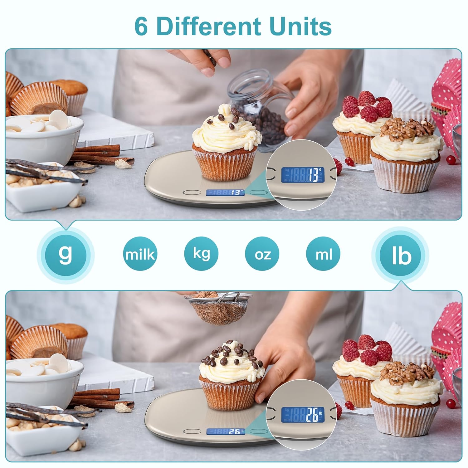 33lb Rechargeable Digital Kitc - Kitchen Design For Baking recension och pris