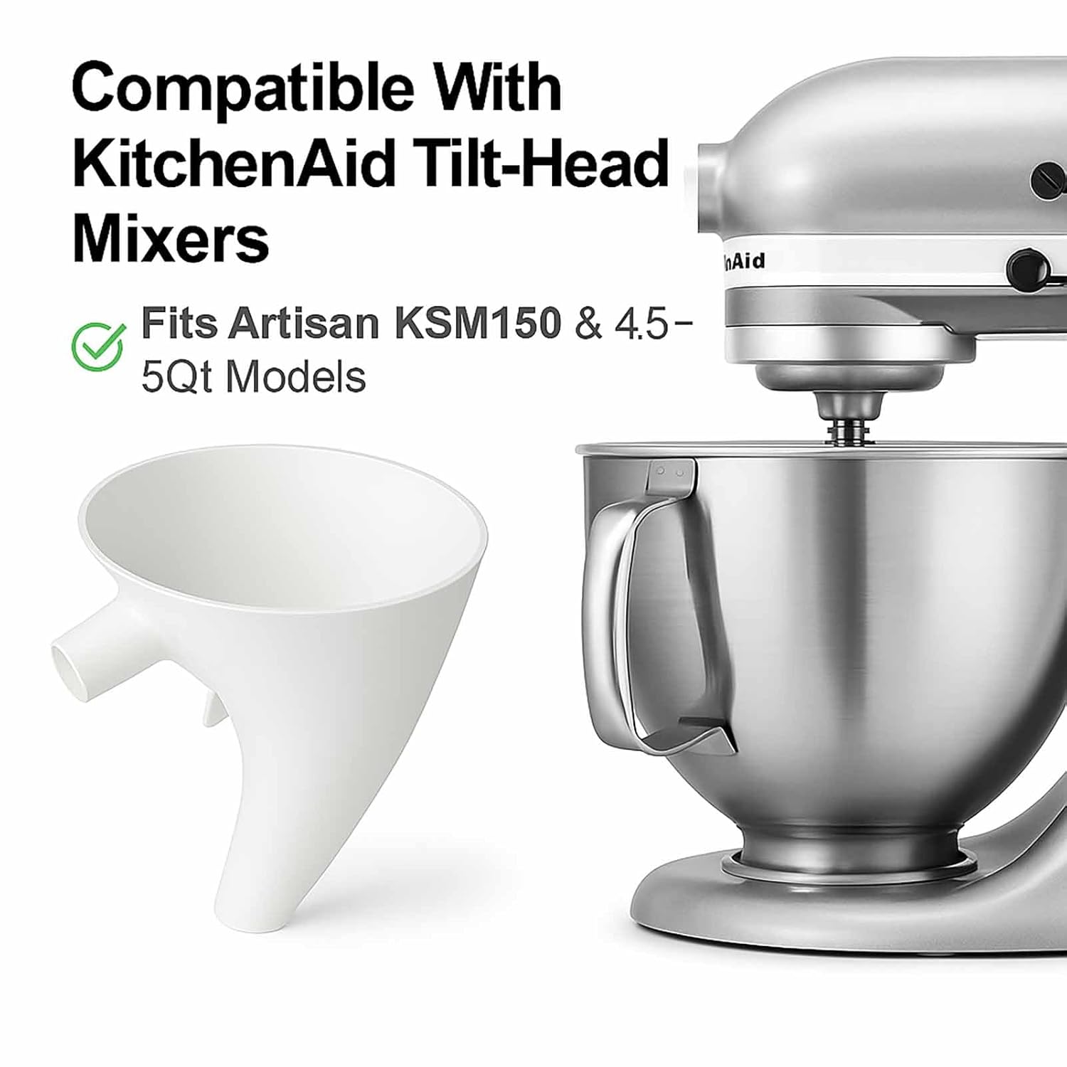 Flour Funnel for Kitchen Aid M - Kitchen Baking Aid recension och pris