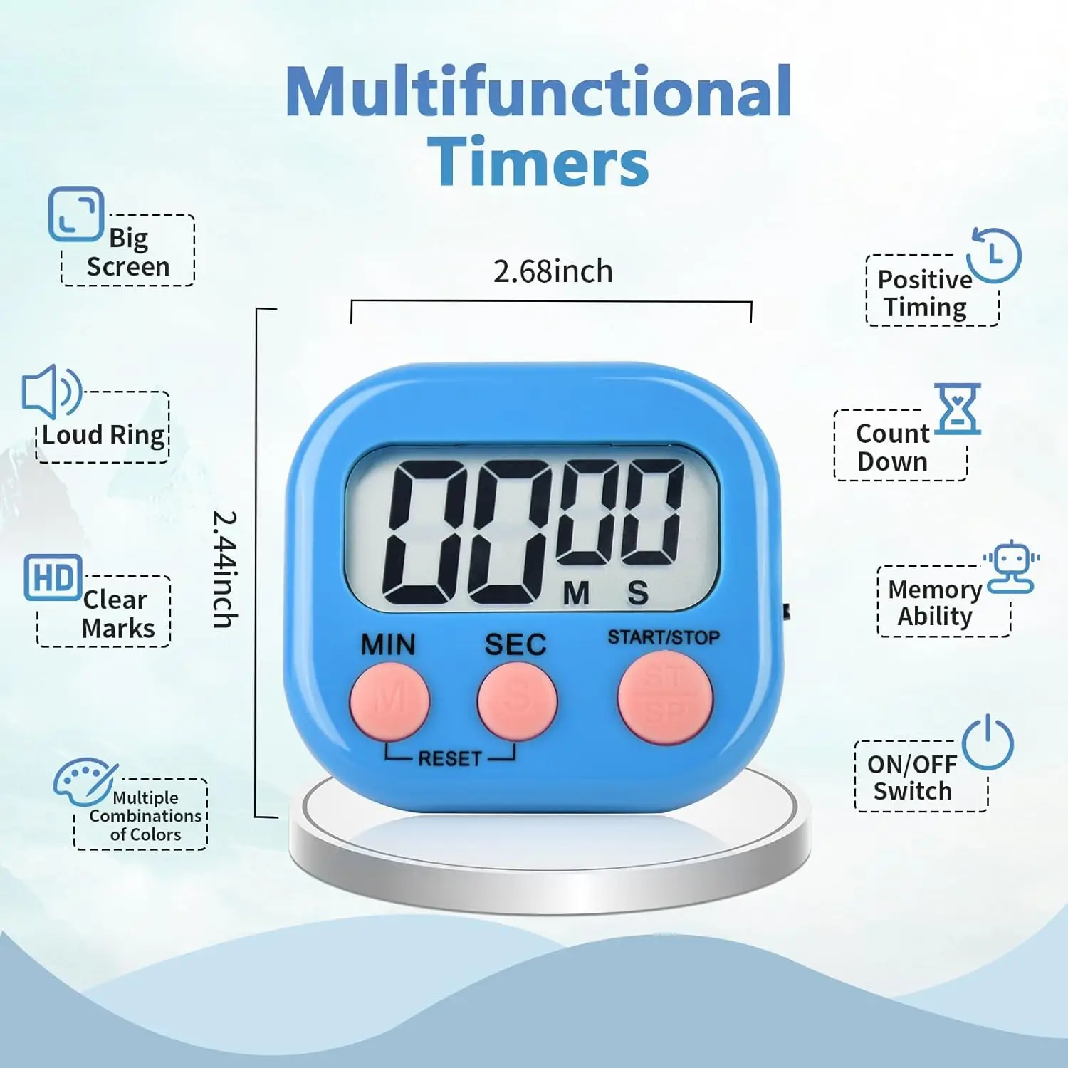 Magnetic Kitchen Timer Digital - Baking Kitchen Set Up recension och pris