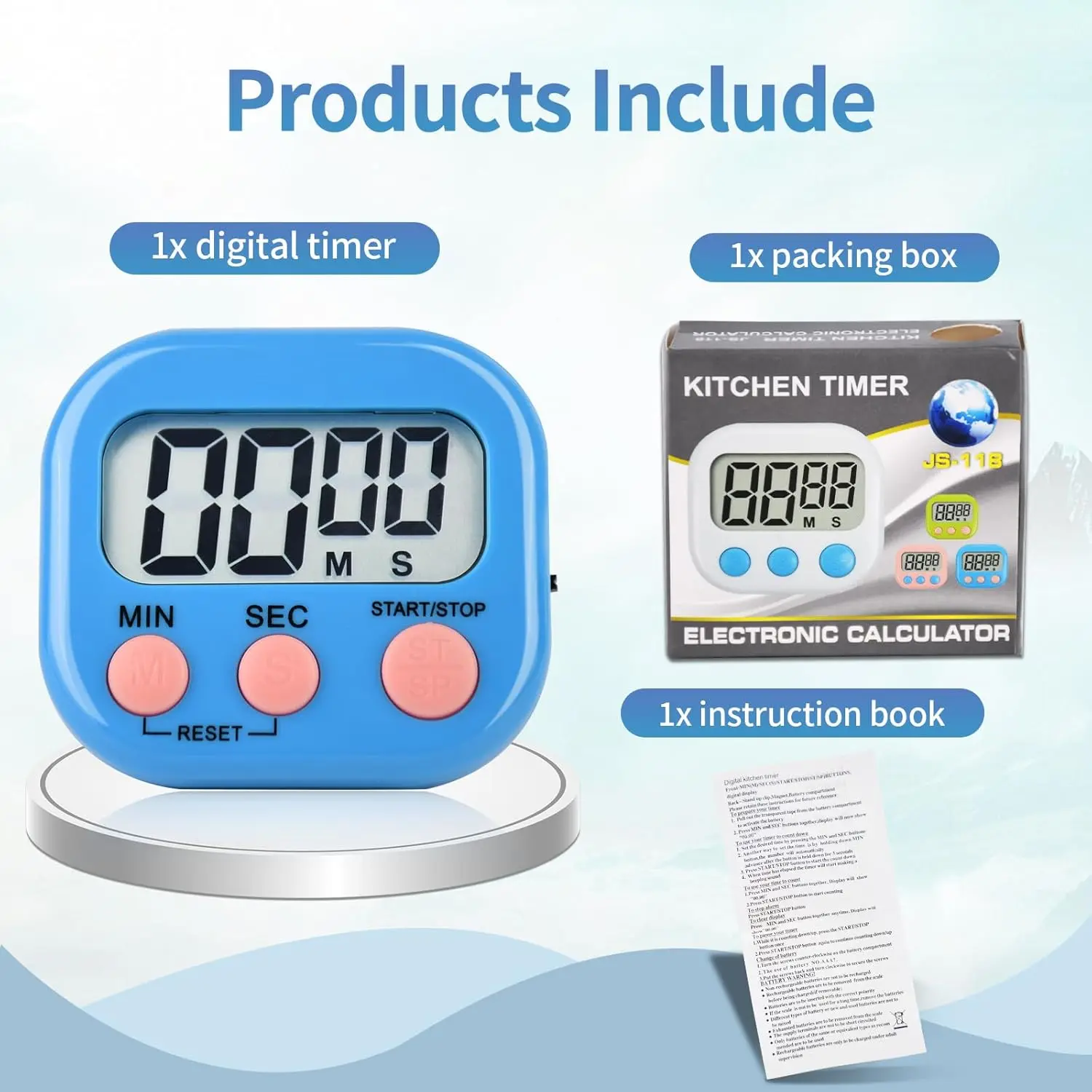 Magnetic Kitchen Timer Digital - Baking Kitchen Set Up recension och pris