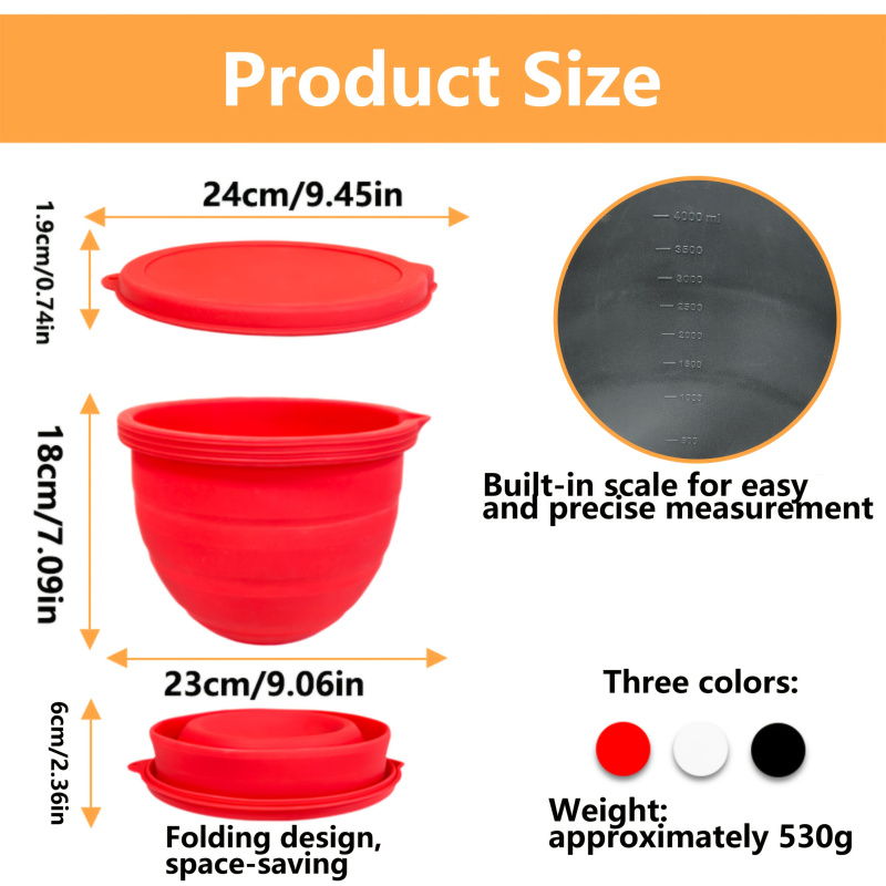 Foldable silicone bowl liner f - Baking Kitchen Set Up recension och pris