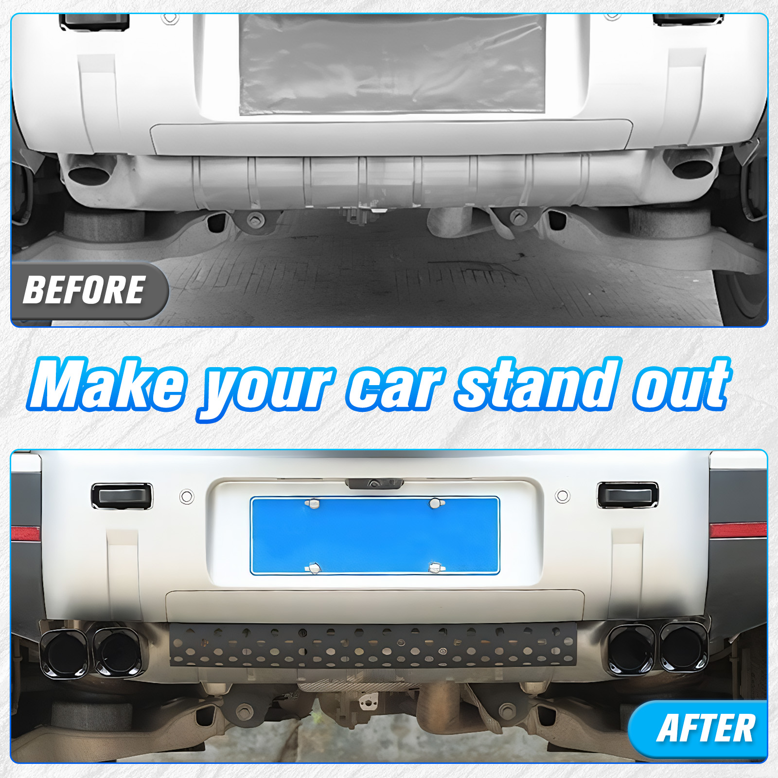 Exhaust Pipe Trim Kit Car Dual - Decorating Tip Set recension och pris