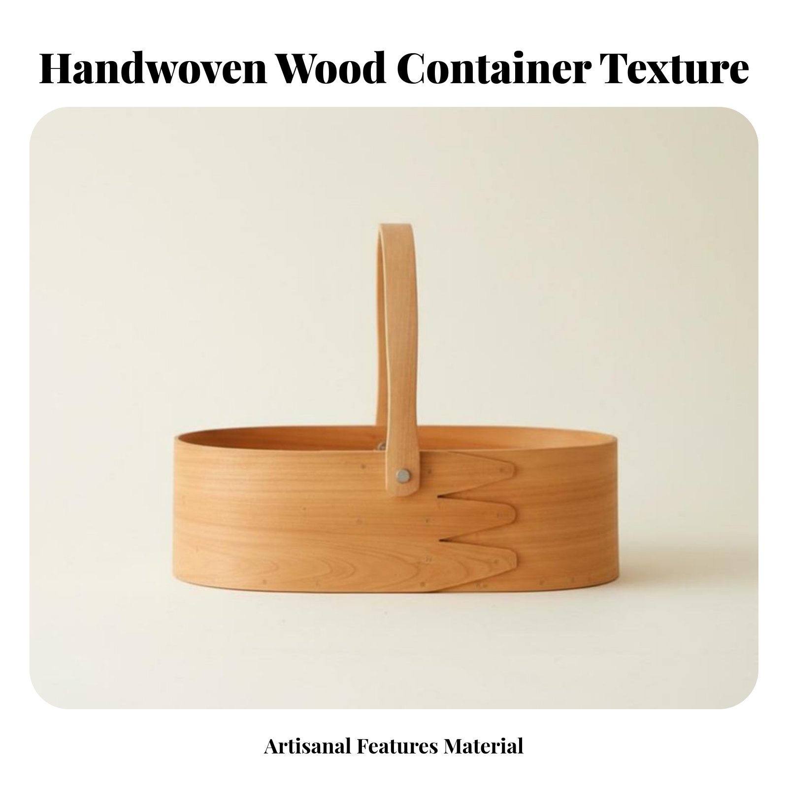 Handled Wood Chip Container Ja - Kitchen Design For Baking recension och pris