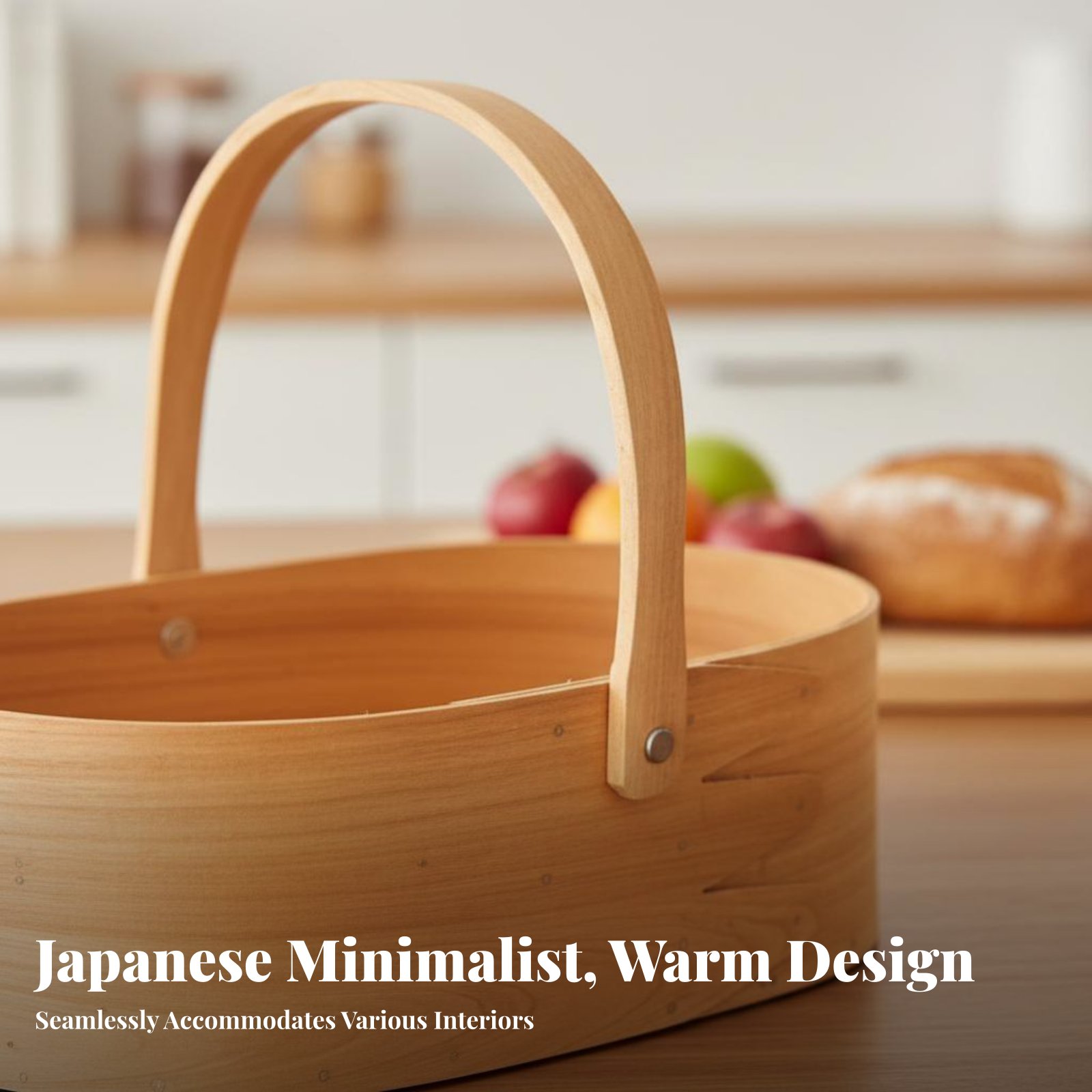 Handled Wood Chip Container Ja - Kitchen Design For Baking recension och pris